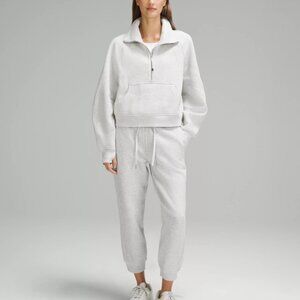 Lululemon Scuba High Rise Sweats Sweatpants Crops Gray Grey Winter Lounge